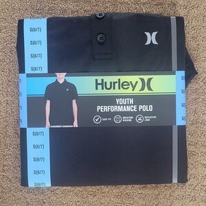 Hurley Black Youth Polo Shirt